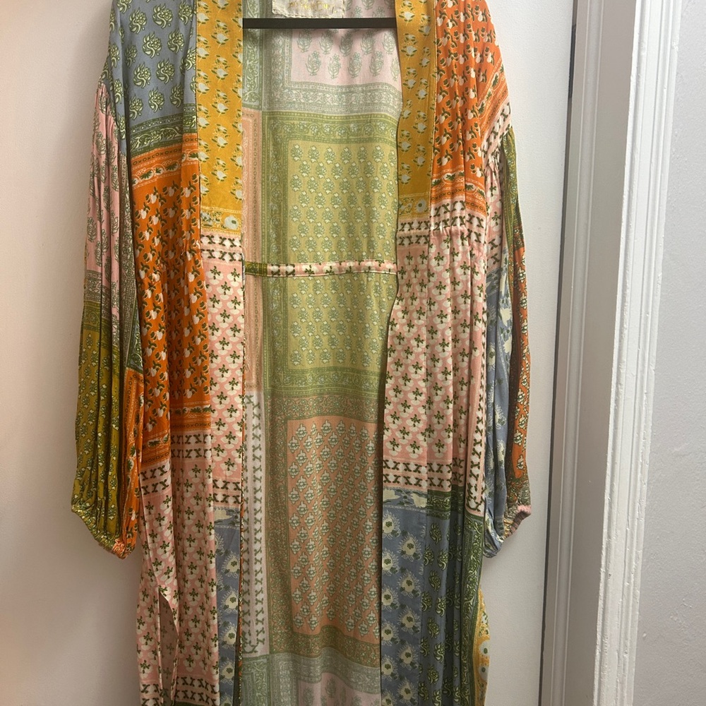 Jen's Pirate Booty Multicolor Patchwork Swim Coverup